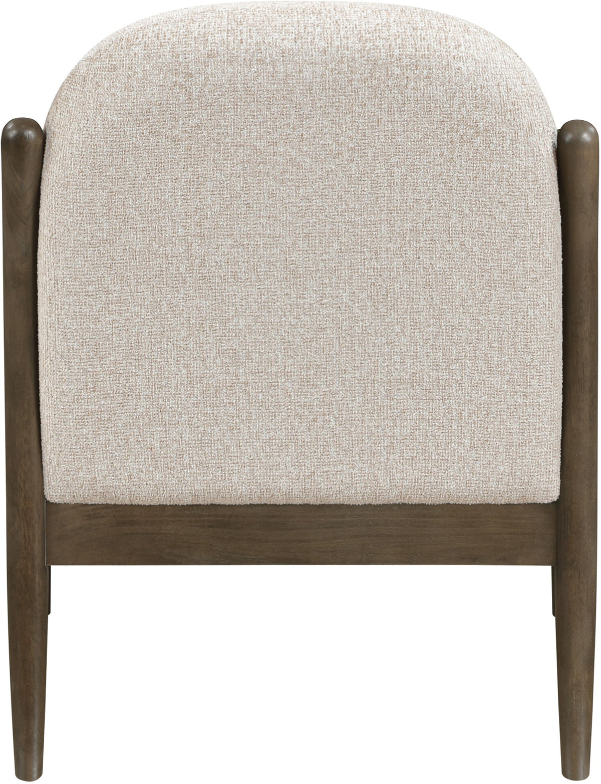 Helmsley - Performance Fabric Upholstered Accent Chair - Brown Frame
