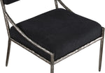 Bastille - Upholstered Dining Side Chair (Set of 2) - Silver Frame