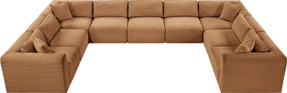 Shaggy - 9 Piece Modular U-Shaped Sectional