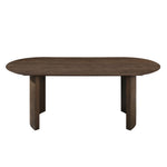 Kody - Oval Dining Table - Dark Walnut