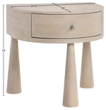 Oasis - Acacia Veneer And Solid Wood Night Stand