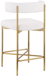 Rivage - Durable Stool With Gold Frame (Set of 2)
