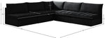 Jacob - Modular Corner Armless Sectional 5 Piece