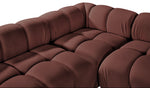 Orin - Fabric Velvet 4 Piece Modular Sectional