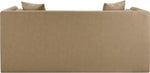 Everett - Vegan Leather 67" Upholstered Loveseat - Tan