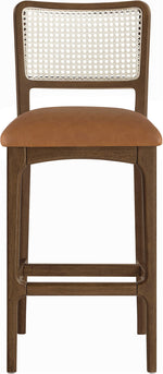 Atrium - Upholstered Bar Stool (Set of 2) - Brushed Brown Frame