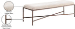 Valley - Bench With Bronze Frame