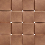 Entwine - Vegan Leather Upholstered Counter Stool - Painted Brown
