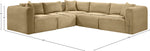 Shaggy - 5 Piece Modular Corner Sectional