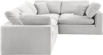 Comfy - 4 Piece Velvet Modular Sectional