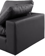 Comfy - 6 Piece Faux Leather Modular Corner Sectional