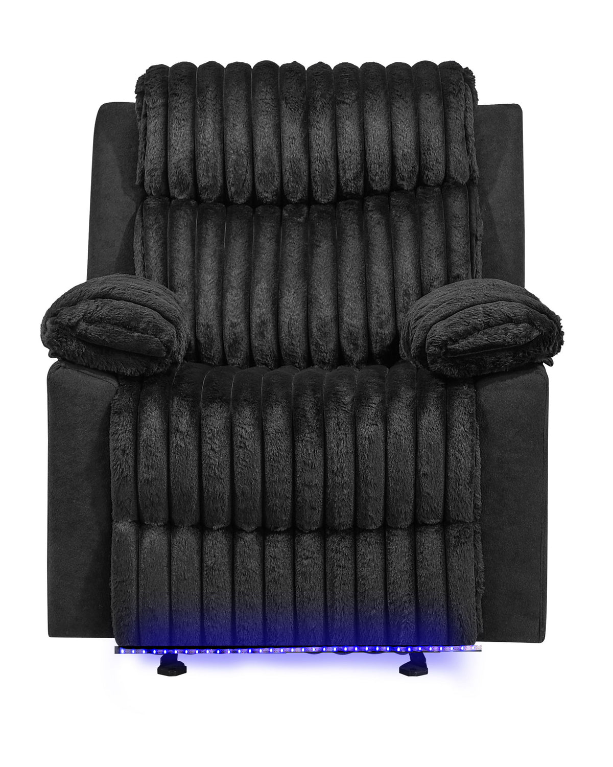 Glory Furniture - Plush - Glider Recliner With LED Belt