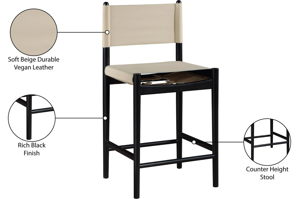 Rawlins - Counter Stool - Black Frame