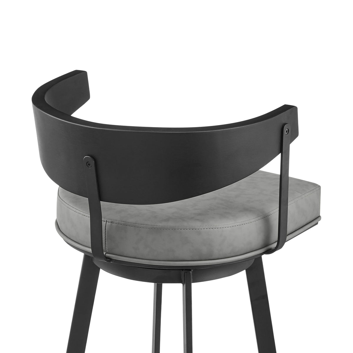 Lacey - Swivel Bar Stool - Black