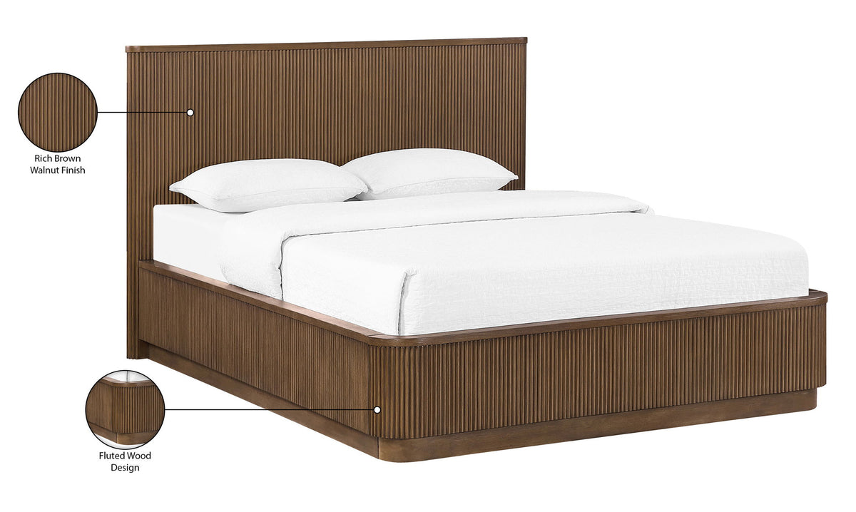 Astrid - Solid Wood And Oak Veneer Bed (3 Boxes)