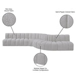 Arc - Boucle Fabric 7 Piece Modular Sofa