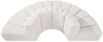 Arc - Boucle Fabric 4 Piece Modular Sofa