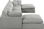Comfy - 6 Piece Linen Modular Double Chaise Sectional