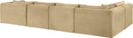 Shaggy - 5 Piece Modular U-Shaped Sectional