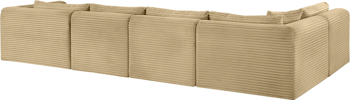 Shaggy - 5 Piece Modular U-Shaped Sectional