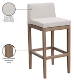 Solace - Olefin Performance Fabric Outdoor Patio Bar Stool