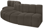 Arc - Boucle Fabric 5 Piece Modular Sofa