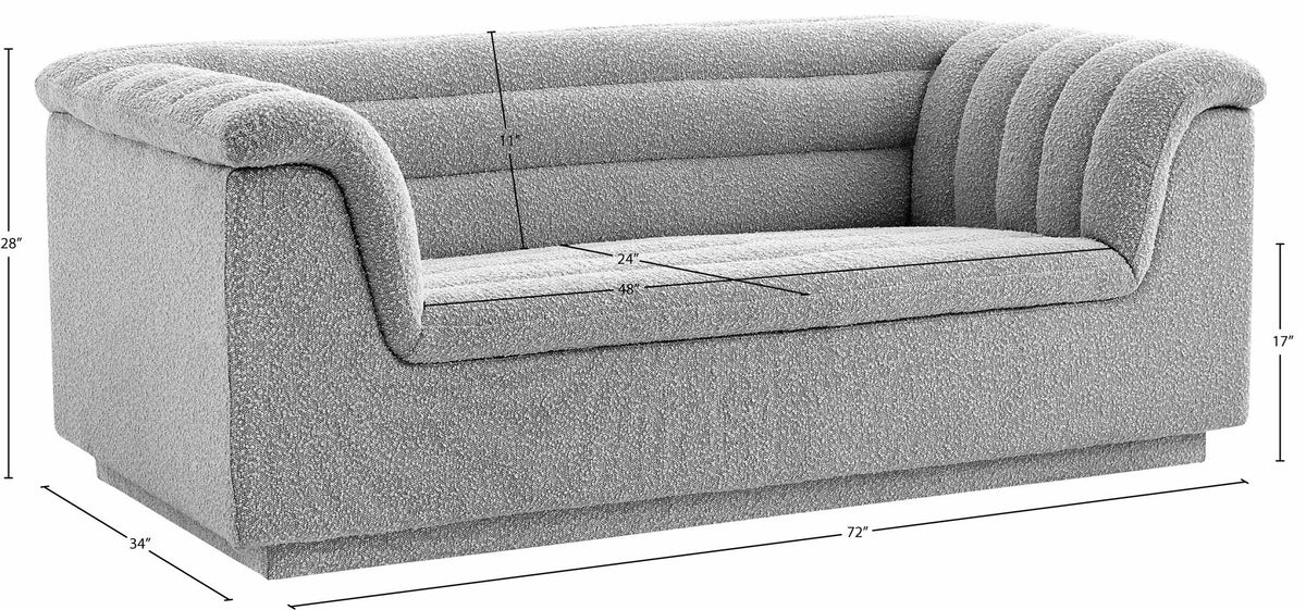 Cascade - Boucle Loveseat