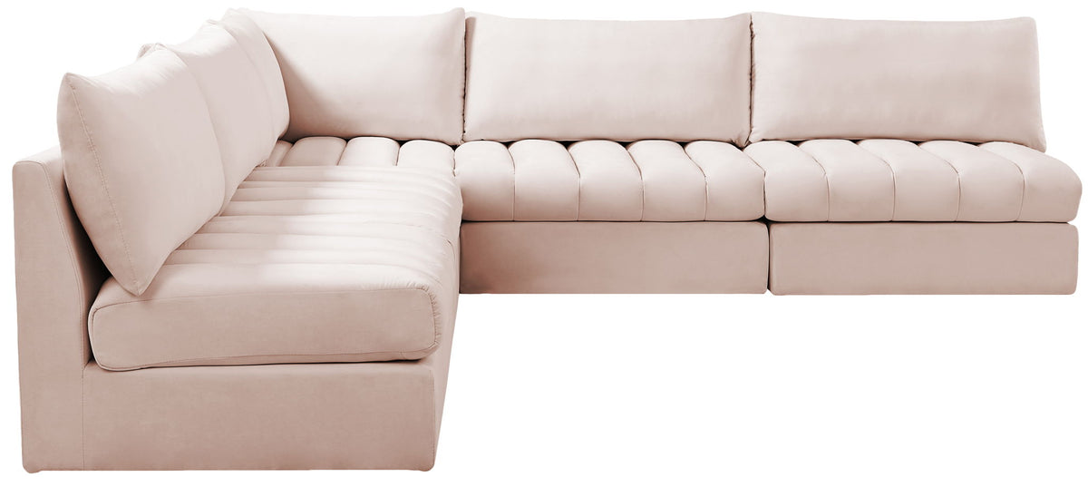 Jacob - Modular Corner Armless Sectional 5 Piece