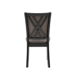 Potomac - 5 Piece Round Dining Set (Table & 4 Chairs) - Brown / Black