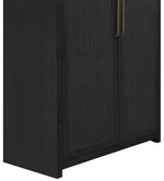 Vana - Solid Wood, Oak Veneer And Stainless Steel Storage Cabinet