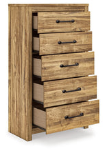 Maystonna - Five Drawer Chest - Brown
