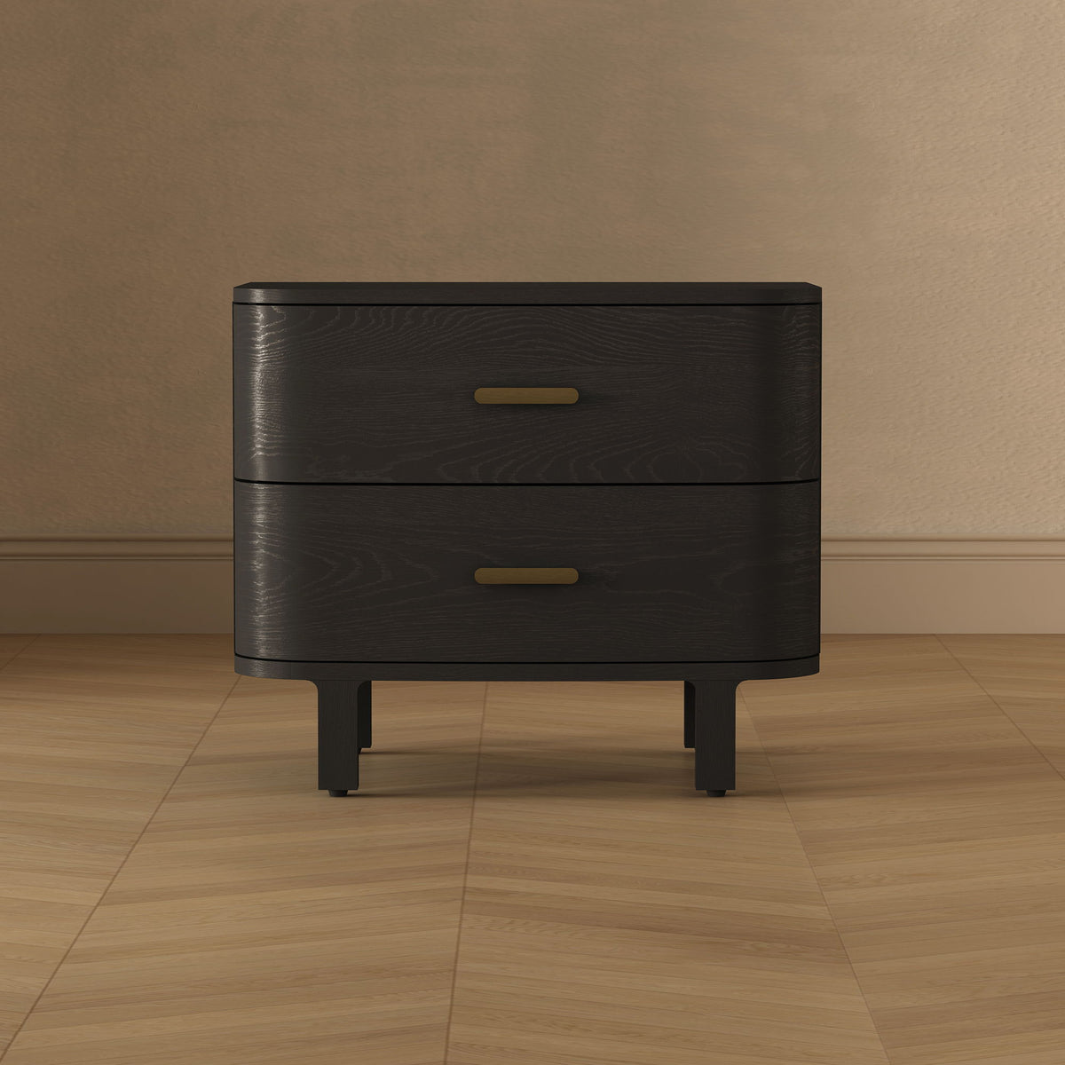 Manhattan Solara - Solid Wood Nightstand