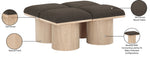 Pavilion - 4 Piece Modular Bench With Natural Base