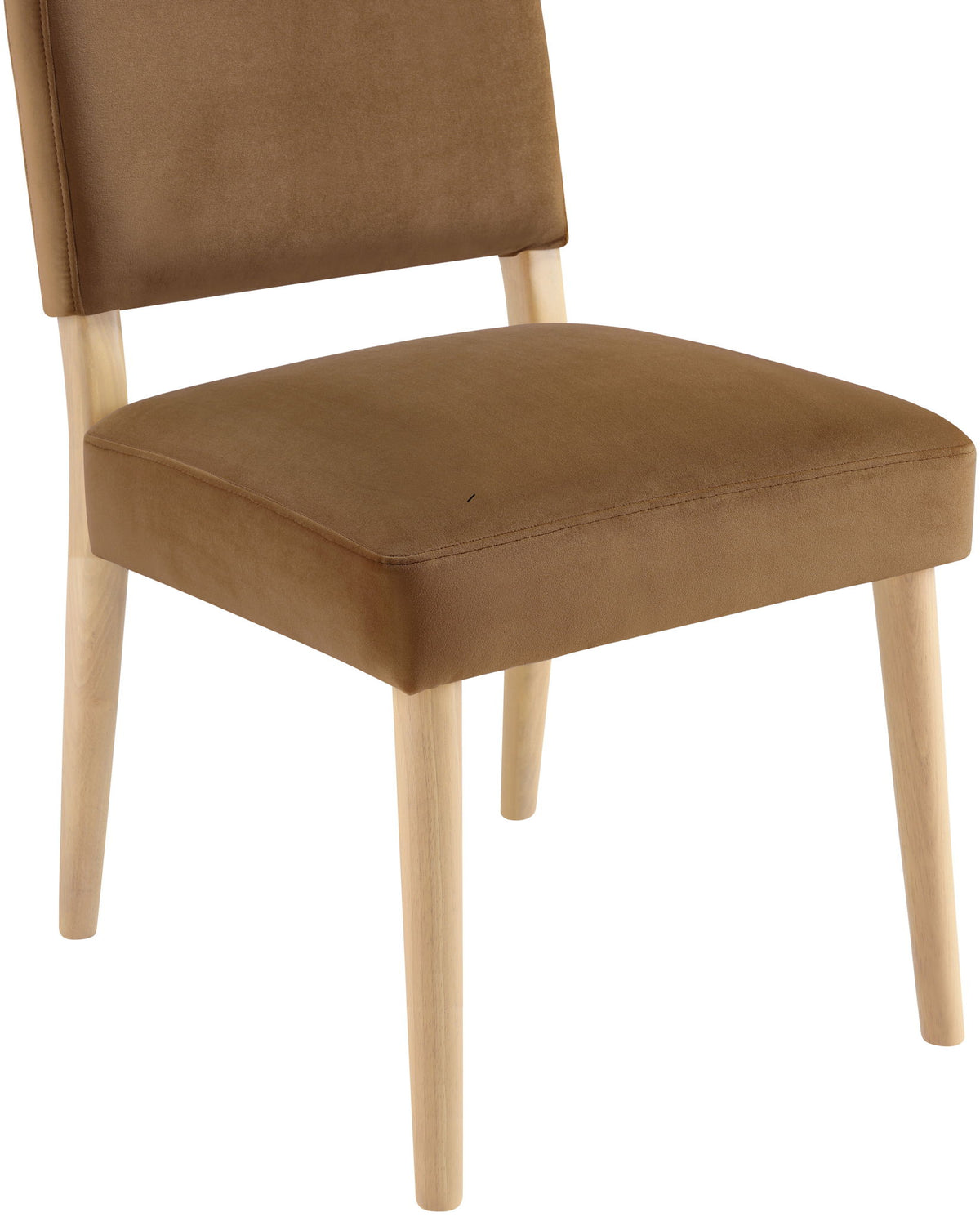Varinelle - Velvet Upholstered Dining Chair (Set of 2) - Saddle