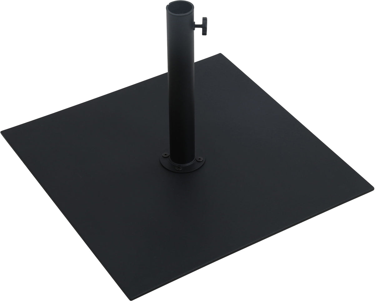 Amalfi - Aluminum Patio Umbrella - Black Base / White Pole