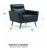 Hazlet - Chair - Black