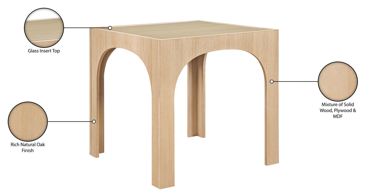 Waldorf - Tempered Glass Top Table