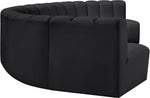 Arc - Faux Leather 7 Piece U-Shaped Modular Sofa