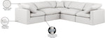 Indulge - Faux Leather 5 Piece Modular Corner Sectional