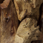 Driftwood - Glass Top Large Coffee Table