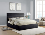 Adam - Chenille Fabric Bed With 52" Headboard