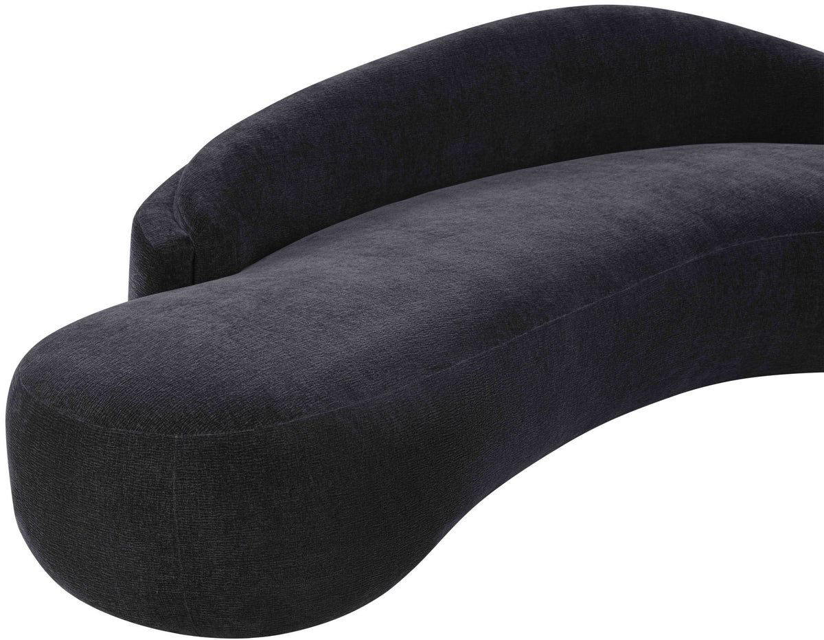 Caspian - Chenille Fabric Upholstered Loveseat