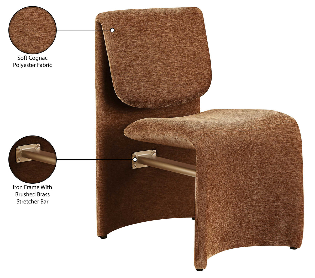 Slique - Performance Fabric Upholstered Dining Chair (Set of 2)
