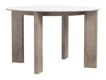 Oceanveil - Round Dining Table - White / Light Brown