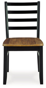 Blondon - Rectangular Drm Table Set (Set of 7) - Brown / Black