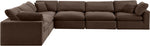 Comfy - 6 Piece Velvet Modular Corner Sectional