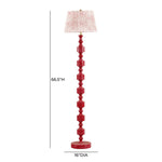 Peggy - Spotted Floor Lamp - Pink