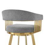 Chelsea - Swivel Fabric Stool