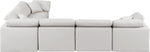 Indulge - Faux Leather 6 Piece Modular Corner Sectional