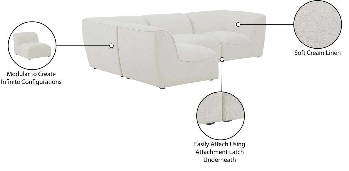 Miramar - 4 Piece Modular Sectional